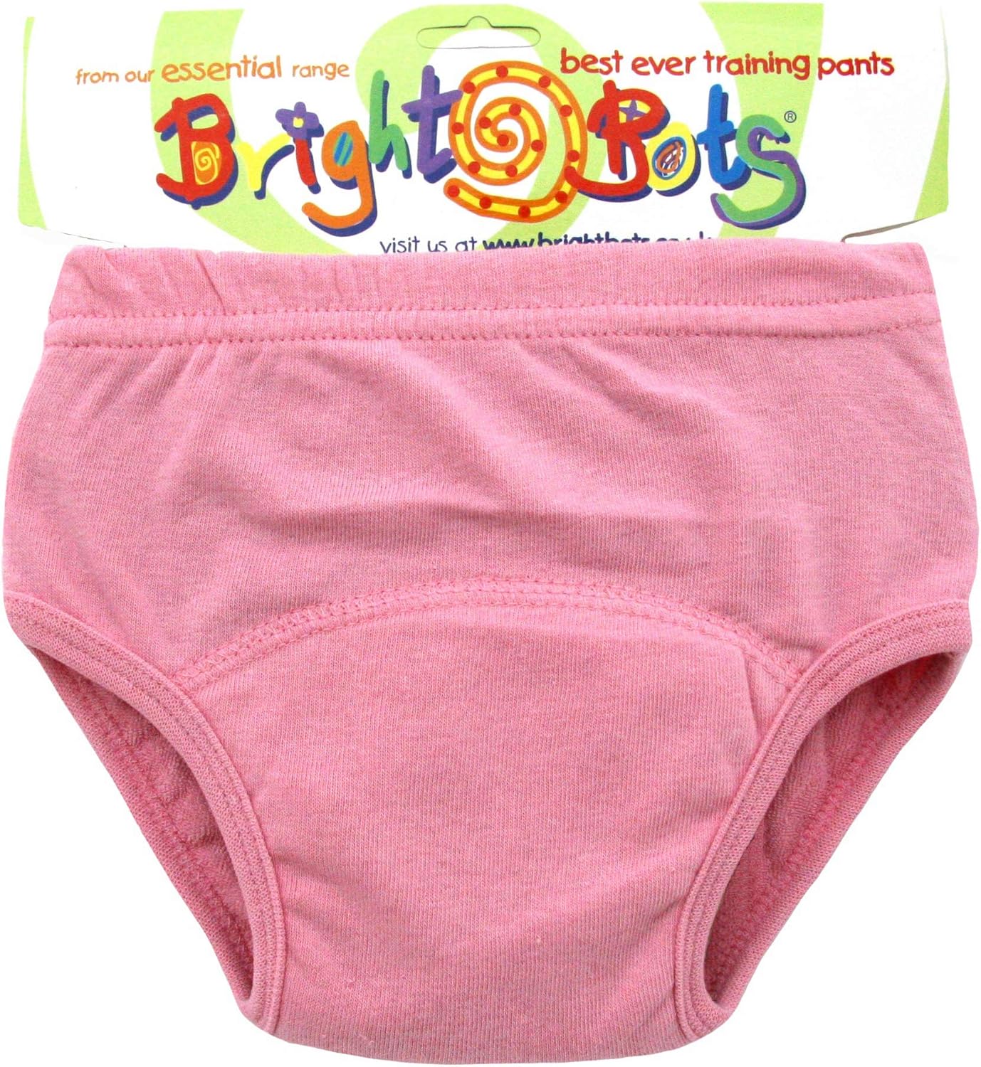 Bright Bots Potty Training Pants (Pale Pink, Small Approx 1218 Months