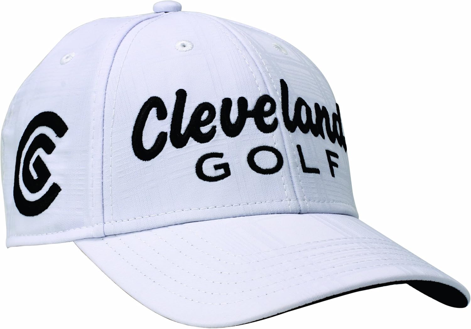 Amazon.com : Cleveland Golf Men's CG Tonal Plaid Cap, White, One Size : Clothing