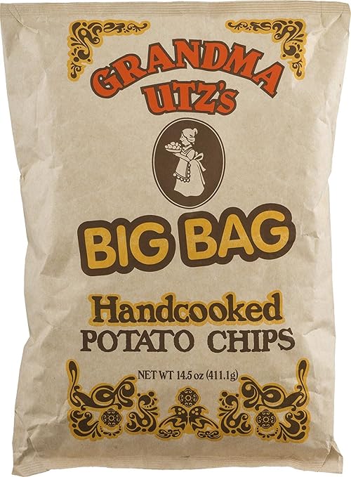 Utz grandma big bag handcooked potato chips (041780001283)