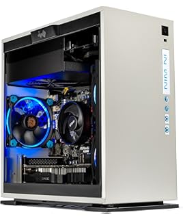 SkyTech Omega Mini Gaming Computer Desktop PC AMD Ryzen 5 1400 3.2 GHz, GTX 1050 Ti 4G, 500GB SSD with 3D NAND, 16GB DDR4 2400, A320 Motherboard, Win 10 Home (Ryzen 5 1400 | GTX 1050 TI | 500G SSD)