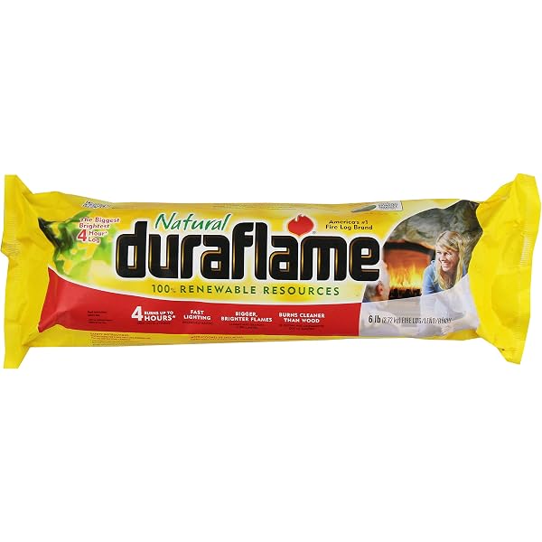 Amazon.com: Duraflame Natural Firelog, 4 Hours, 6 lbs : Home u0026 Kitchen