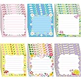 30 Pack Spring Flower Sticky Notes - 600 Sheets Spring Floral Notepads for Spring Appreciation Gifts Tea Party Gift Birthday Baby Shower Party Gift Spring Notes Message Reminder