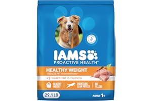 IAMS Proactive Health Healthy Weight Control Adult Dry Dog Food with Real Chicken, 29.1 lb. Bag