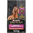 Purina Pro Plan Sensitive Skin & Stomach Dry Dog Food, Salmon & Rice - 13.6 kg Bag