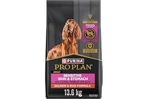Purina Pro Plan Sensitive Skin & Stomach Dry Dog Food, Salmon & Rice - 13.6 kg Bag