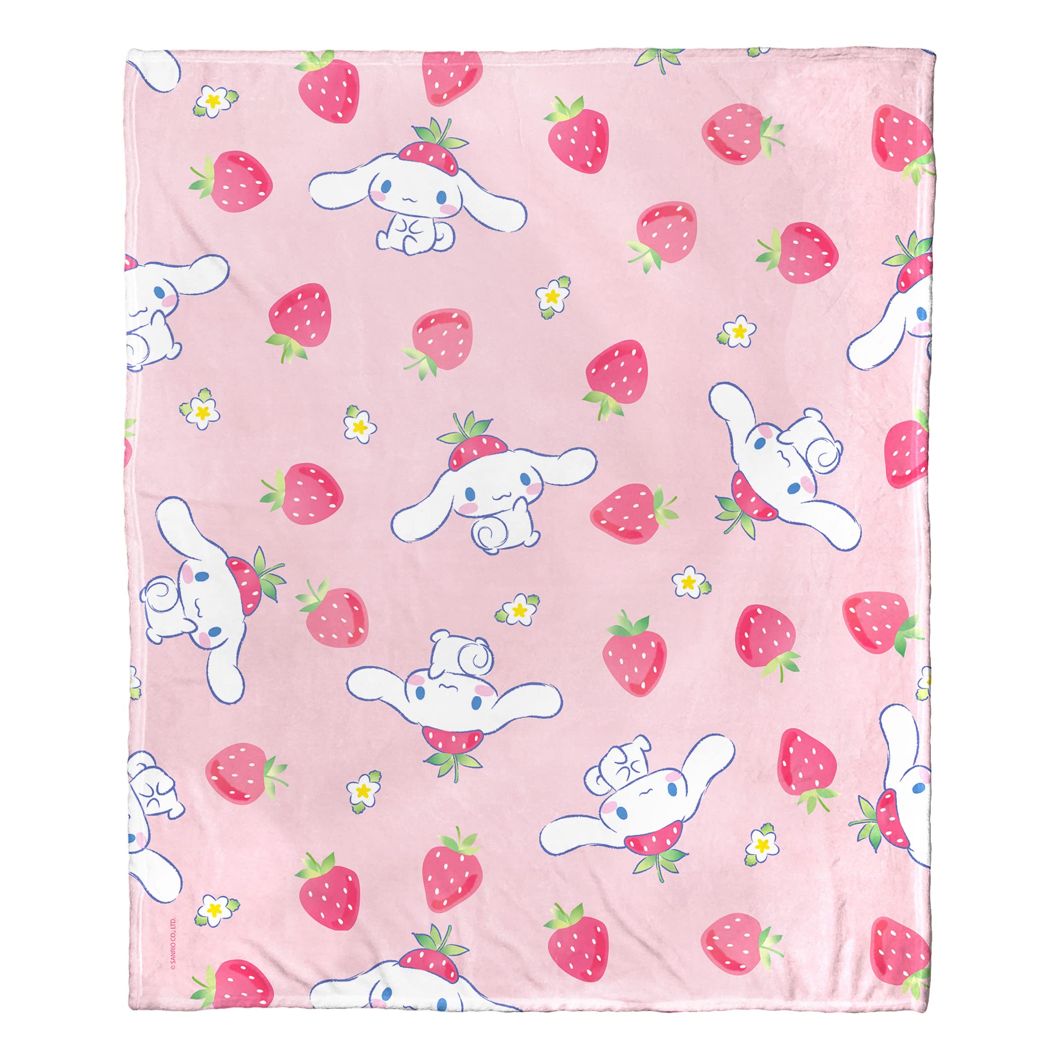 Photo 1 of Northwest Cinnamoroll Silk Touch Throw Blanket, 50" x 60", Berry Pattern