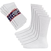 Diamond Star Diabetic Socks, Non-Binding Circulatory Cushion Cotton Crew Diabetic Socks for Men Women
