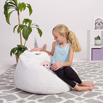 Posh Beanbags Animal Bean Bag Chair White Unicorn Kuwait Ubuy
