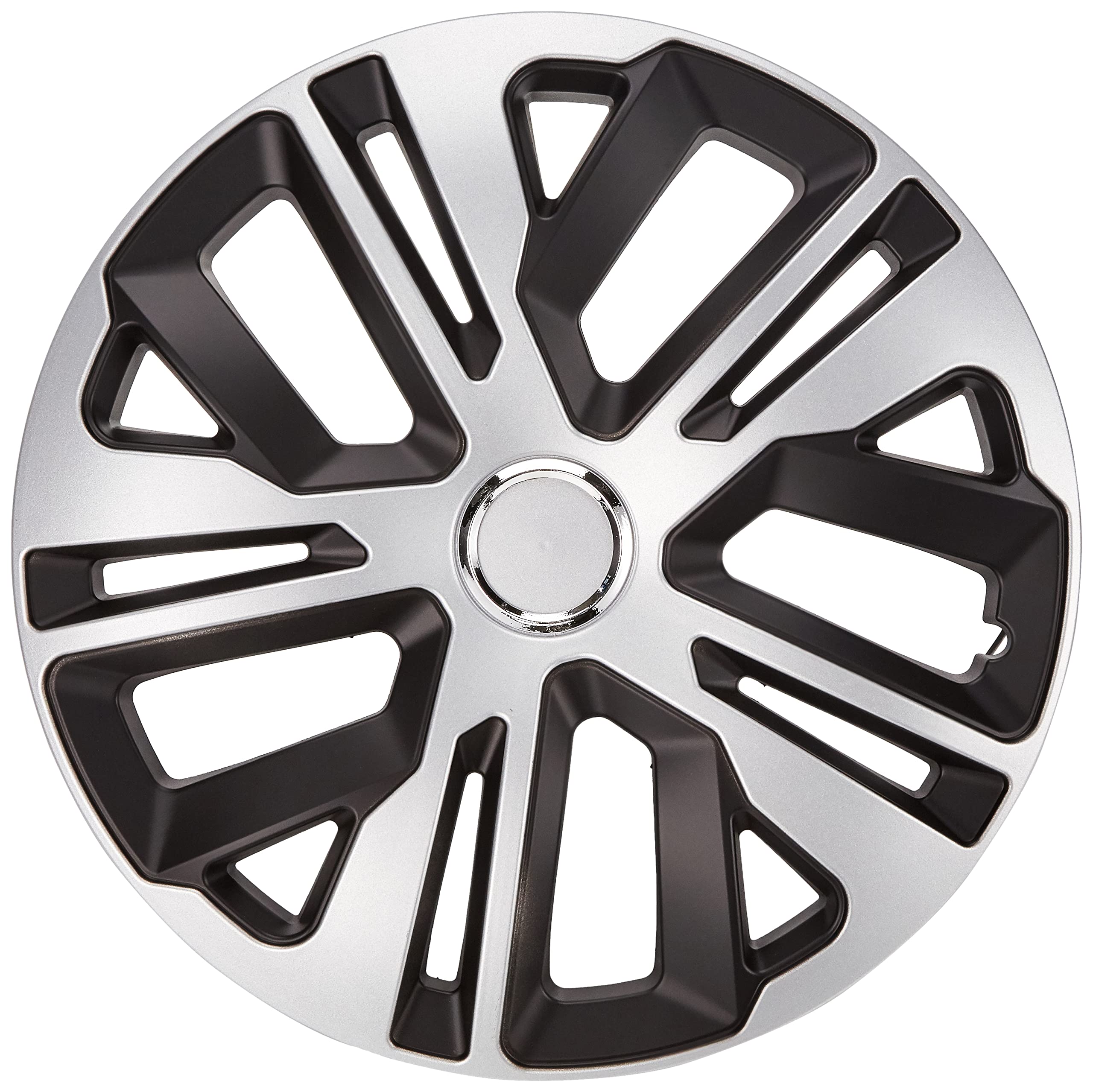 Cora 41445 4 'Alulook Raven Mix' Hub Caps, 15 Inches