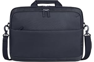 HP Everyday 14-inch Laptop Bag, Water-Resistant 600D Recycled Plastic, Padded Laptop Compartment, Key Fob, Polyester, A08JVAA