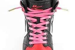 Loop King Laces - Premium Light Pink Flat Leather