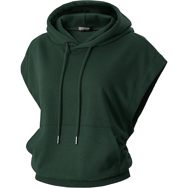 Amazon.com: GIVON Comfort Cotton Zip Up Hoodie Vest for Women