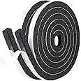 fowong Low Density AC Foam Weather Stripping -1/2" W X 1/2" T, Window Seal Strip High Resilience, Door Insulation Tape, 2 Rolls X 6.5 Ft Each