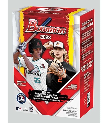 その他 MLB 2023 TOPPS BOWMAN BASEBALL JUMBO Amazon.com: Topps 2023 Bowman Baseball Value Box - 6 Packs, 72