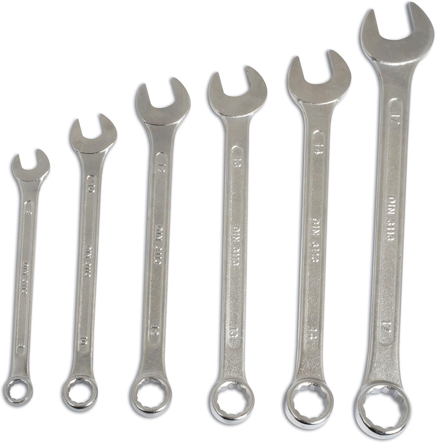 Kamasa 55984 Combination Spanner Set, Chrome - Image 3