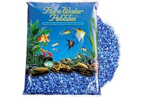 Pure Water Pebbles Marine Blue Aquarium Gravel - 5 lbs - Non-Toxic, Colorfast, Vibrant Substrate for Aquariums, Terrariums, Ponds & Crafts