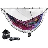 Foxelli XL Hammock Net – 12ft Net for Hammocks, Lightweight Portable Hammock Netting, Fast and Easy Set Up, Fits All Camping Hammocks