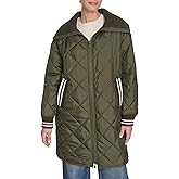 Champion womens Mid-length Diamond Quilted Shawl Collar Jacket