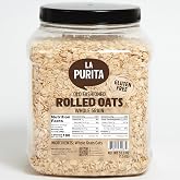La Purita 100% Gluten Free Old Fashioned Rolled Oats, 3.3 lb (53 oz) | Non-GMO Whole Grain Oatmeal, High-Fiber, Nutrient-Rich
