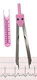 EKG ECG Caliper Electrocardiogram Divider - Pink