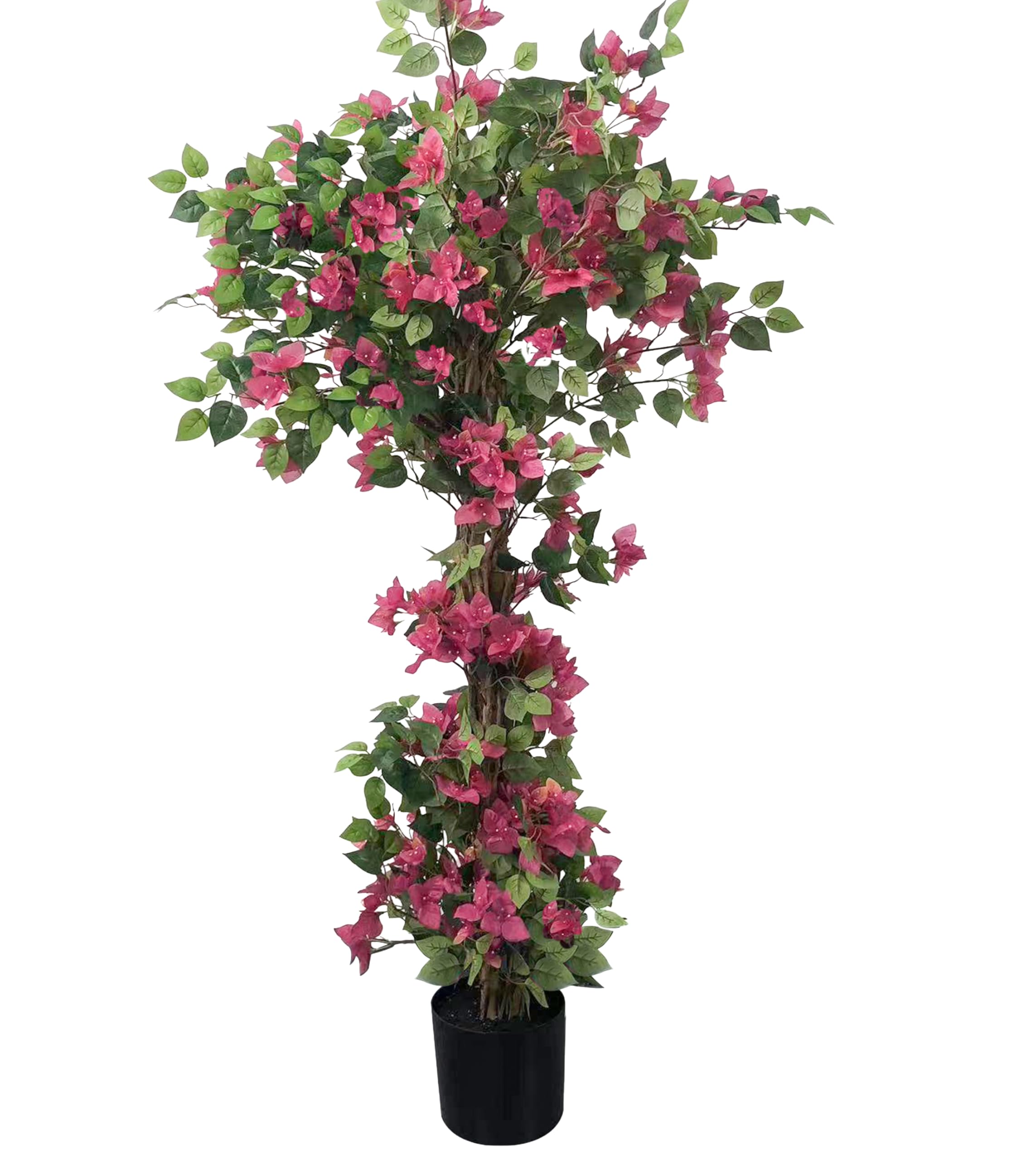 View 1 of ****STOCK PHOTO REFRENCE ONLY****LYTREWPLANT Bougainvillea Artificial Tree with Flowers (5.4FT-65 Inch) UV- Resistance Faux Blooming Flower Outdoor/Indoor Tree Front Porch Plants, Home, Office, Living Room Decor