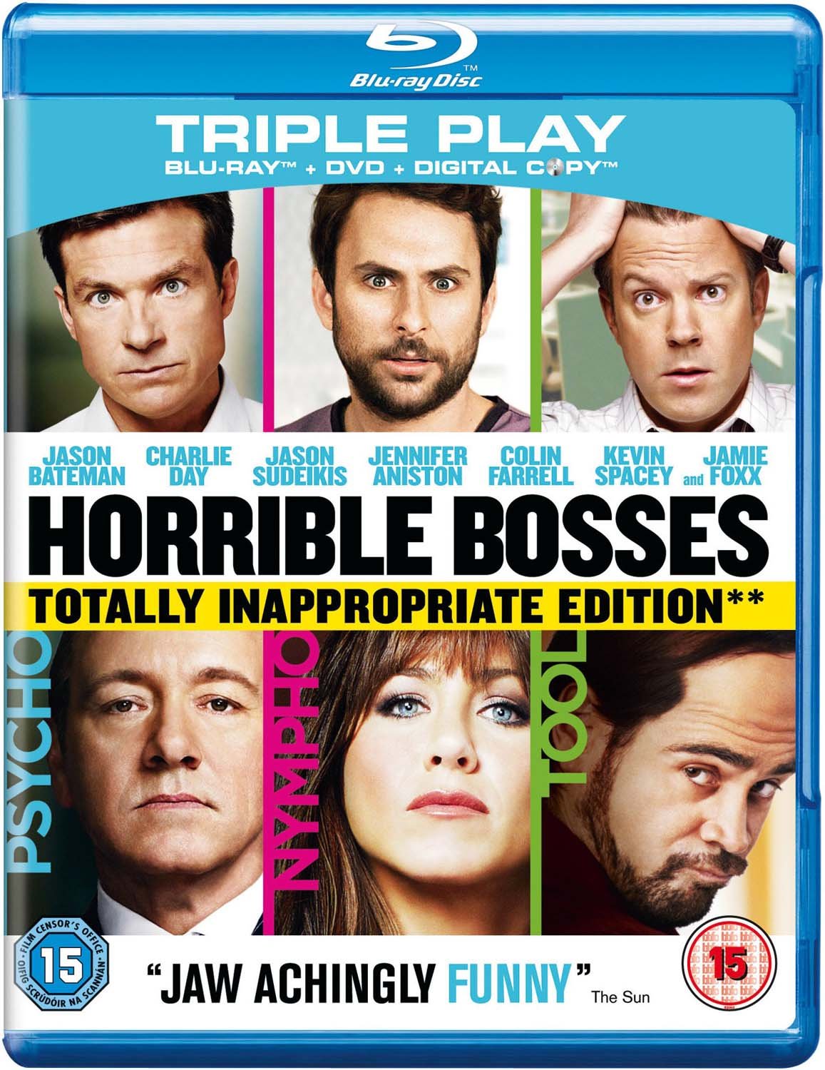 Horrible Bosses - Triple Play (Blu-ray + DVD + Digital Copy) [Region Free]