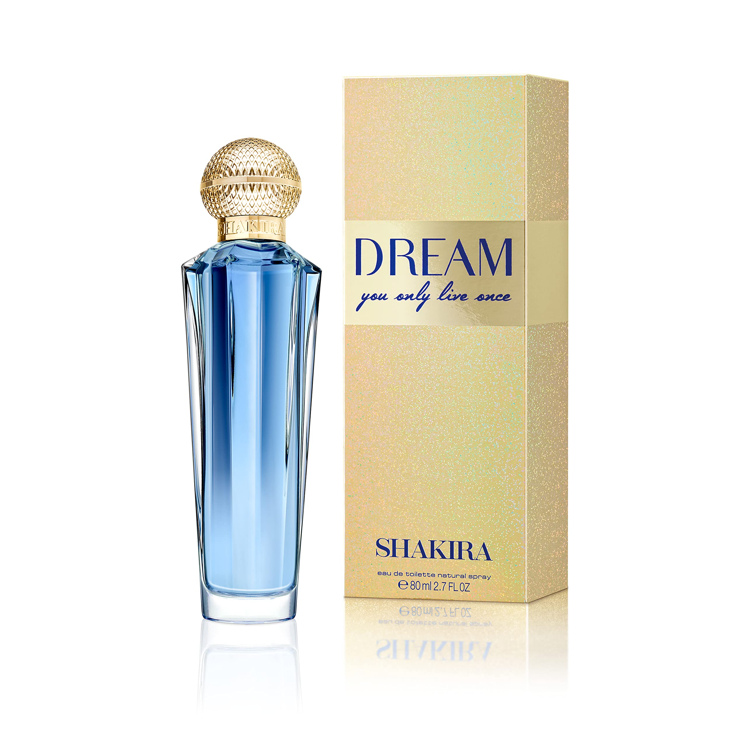 Shakira Perfume - Dream by Shakira for Women - Long Lasting - Fresh and Feminine Perfume - Vanilla, Citrus and Floral Notes - Ideal for Day Wear - 80 ml