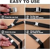 URAQT Tie Down Straps 10 Pack 250 kg Heavy Duty 0.5 m Quick Release view 4