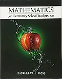 Mathematics for Elementary School Teachers