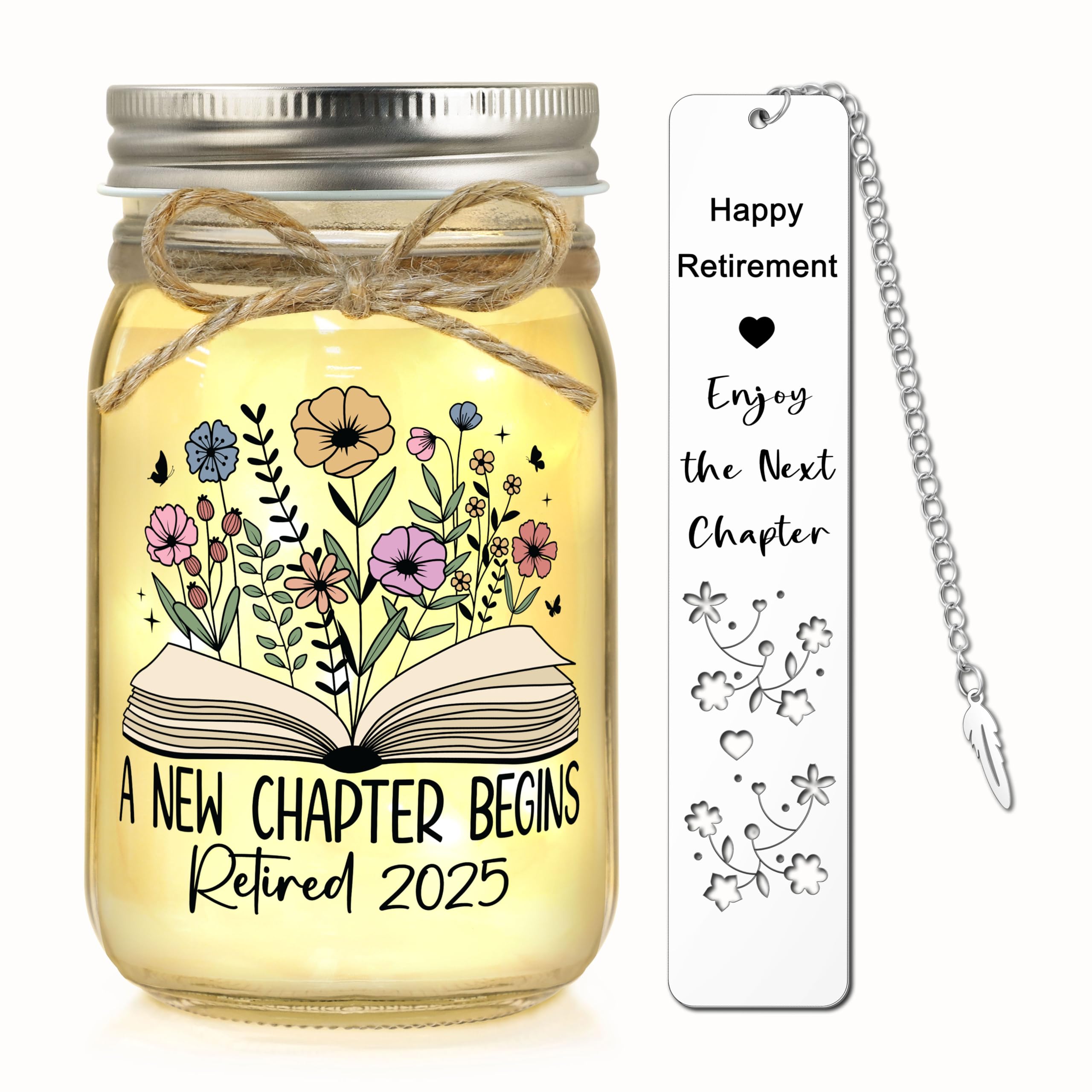 Photo 1 of **2pack**Retirement Gift for Woman Happy Retirement Party Decorations Gifts for Women 2025 Retired Farewell Goodbye Gifts for Women Coworker Teacher Boss Mom Friend