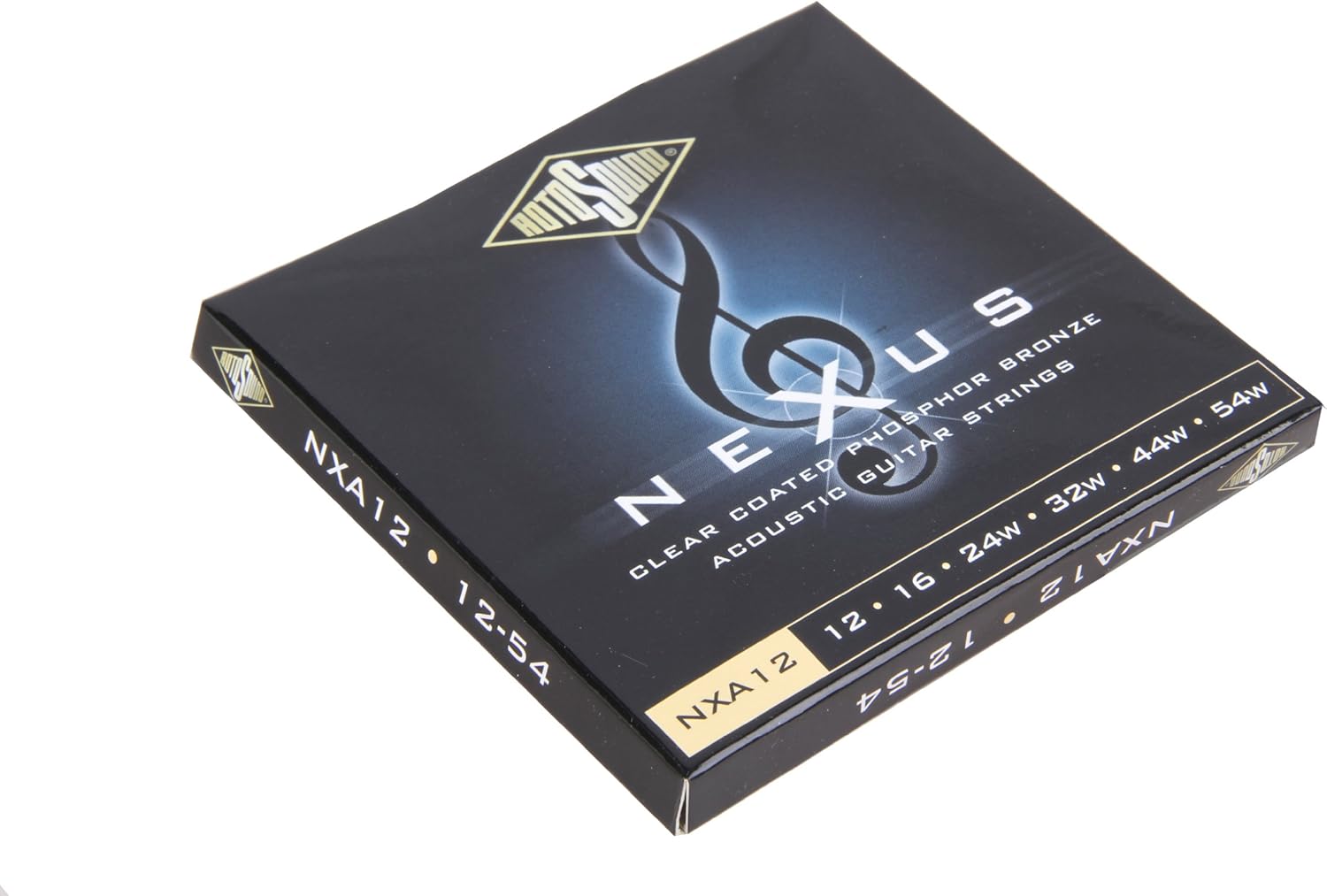 Rotosound NXA12 Clear Coated Phosphor Bronze Medium Light Gauge Acoustic Guitar Strings (12 16 24 32 44 54) - Image 3
