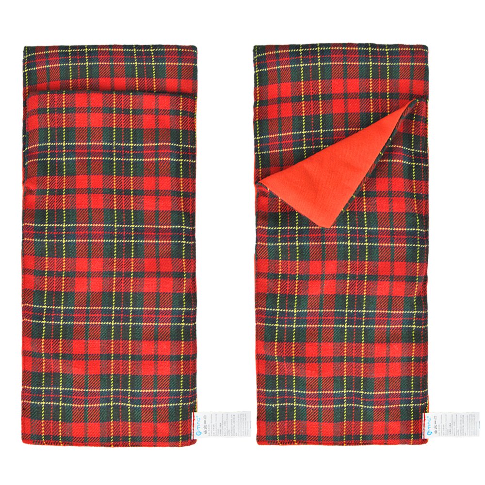 E-TING Sleeping Bag Christmas Accessory for Elf on the Shelf (Doll is not included) (Red-green Plaid)