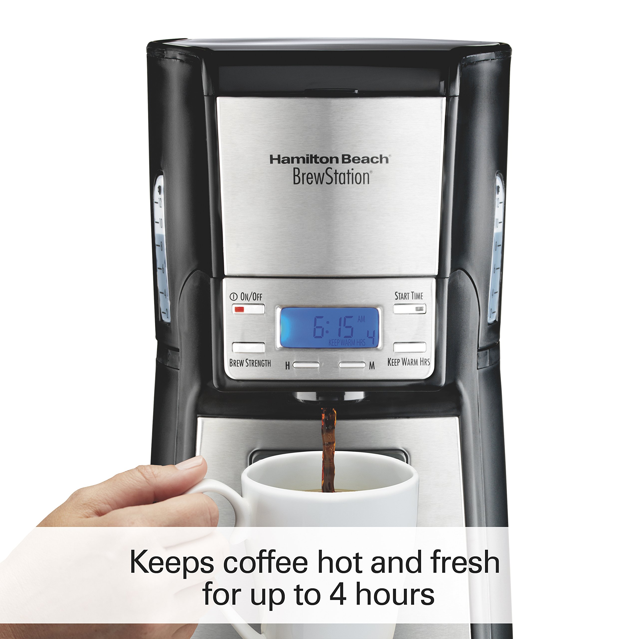 Hamilton Beach (48465) Coffee Maker with 12 Cup Capacity Internal