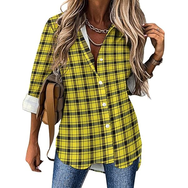 Long Sleeve Button Down Shirts for Women, Library Vintage