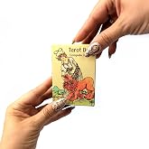 Witchy Cauldron Mini Tarot Cards Deck with Guidebook &ndash; Pocket Size Small Tarot Deck, Classic Rider Waite Imagery, 78 Cards, Playing Card Size, Linen Finish | Travel Tarot Deck for Beginners