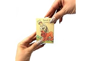 Witchy Cauldron Mini Tarot Cards Deck – Pocket Rider Waite Oracle to Go Kit with Guidebook | Mini Tarot Deck for Beginners