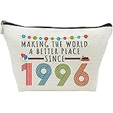 30th Birthday Gifts for Women, Funny 30 Year Old Gift Makeup Bag, 1996 30th Birthday Decorations Makeup Bags for Her, Mom, Aunt, Wife, Sister, Coworker, Friend, Mothers Day Cosmetic Travel Bag (1996)