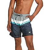 Speedo Men's Swim Trunk Mid Length Redondo Stripe