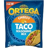 Ortega Seasoning Mix, Cheesy Taco Seasoning, 1 Ounce (Pack of 12)