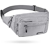 CXWMZY Fanny Packs For Women & Men Waist Pack Hip Bum Bag with Multi-Pockets Large Capacity Waterproof Casual Bum Bag for Disney Traveling Casual Cycling Running Hiking
