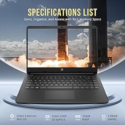 HP Stream 14" HD BrightView Laptop, Intel Celeron