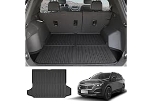CARESA Cargo Liner for Chevy Chevrolet Equinox GMC Terrain Accessories 2018-2024 2025, All Weather Durable TPE Rear Trunk Mat Protector for Chevrolet Equinox