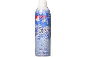 CHASE PRODUCTS 499-0505 White Spray Snow for Decoration, 18-Ounce