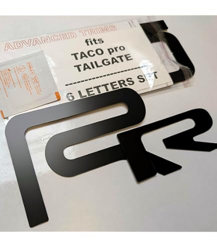 BDTrims Bumper Raised Letters For 2005-2009 Saleen Models - Chrome ABS Plastic Emblems