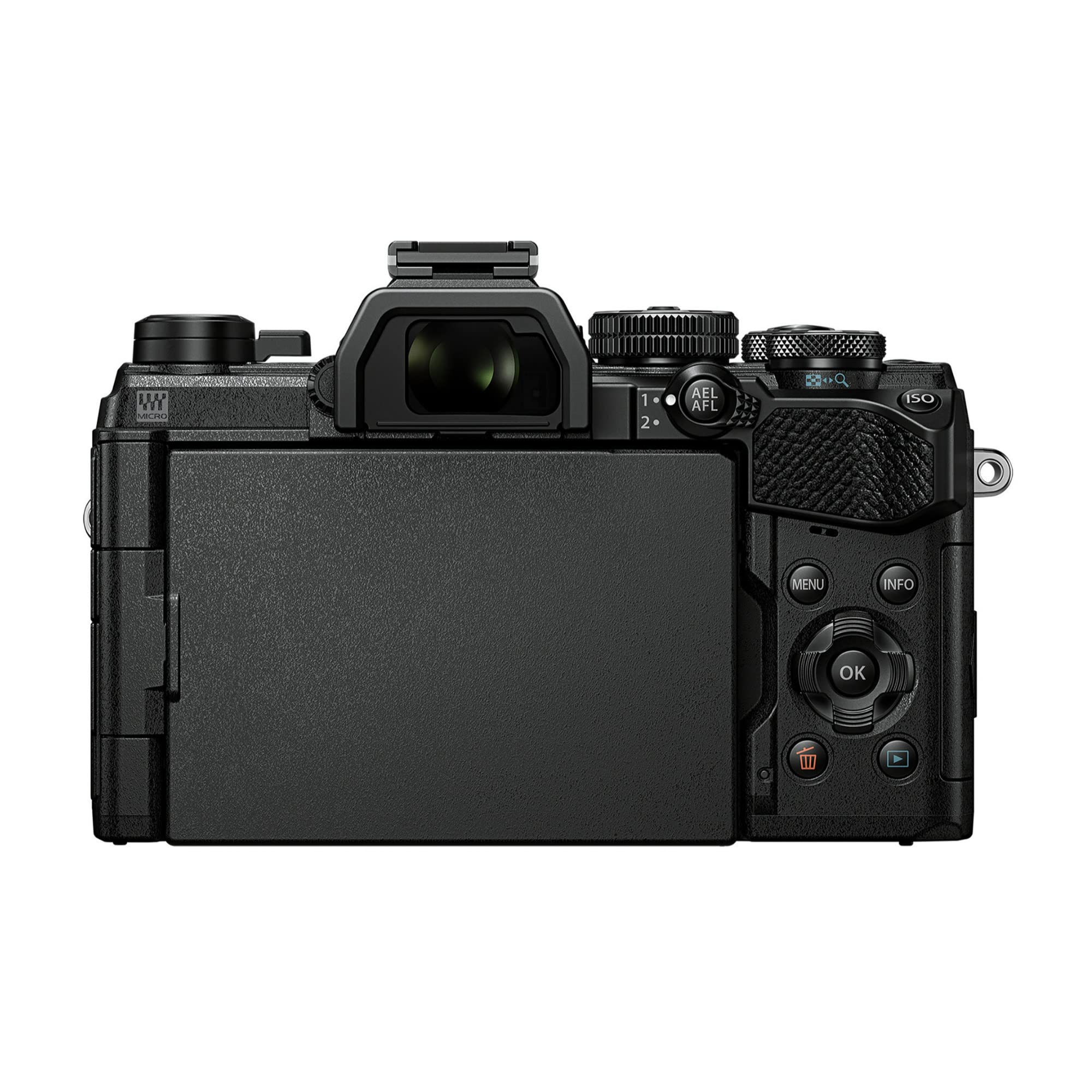 OM SYSTEM Olympus OM-5 Black Micro Four Thirds System Camera Outdoor Camera Weather Sealed Design 5-Axis Image Stabilization 50MP Handheld High Res Shot