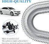 URAQT 25mm Stainless Steel Parking Heater Exhaust Pipe 120cm view 3