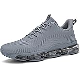 Mens Running Shoes Air Low Top Comfort Walking Lace Up Sneakers Breathable Fashion Tennis Sport Gym Fitness Cross Trainers