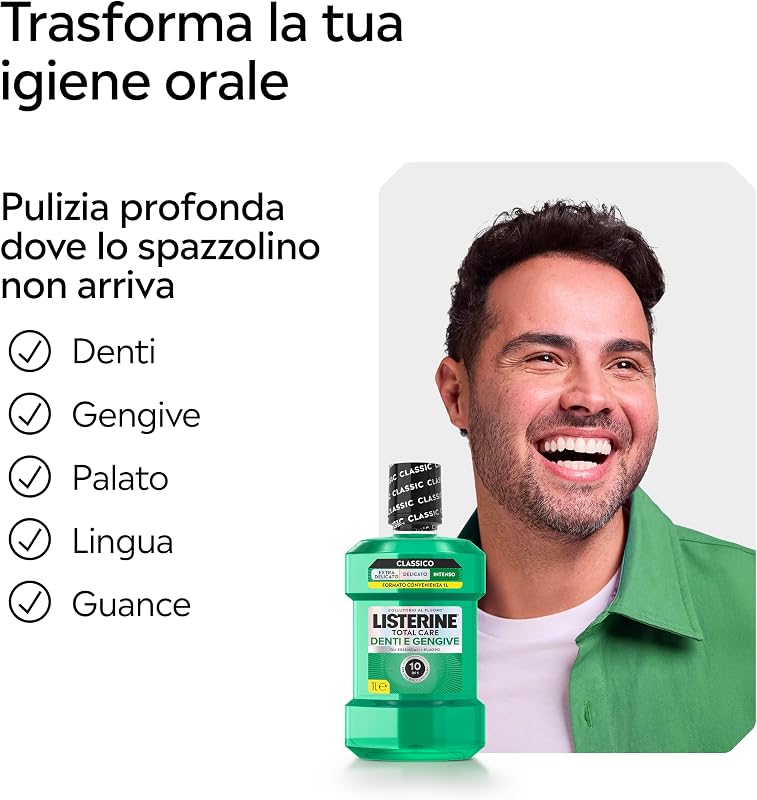 Collutorio Total Care Denti e Gengive,1 L