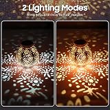 KOOPER Dragonfly Solar Lanterns, Vintage Garden Lights Outdoor Hanging view 6
