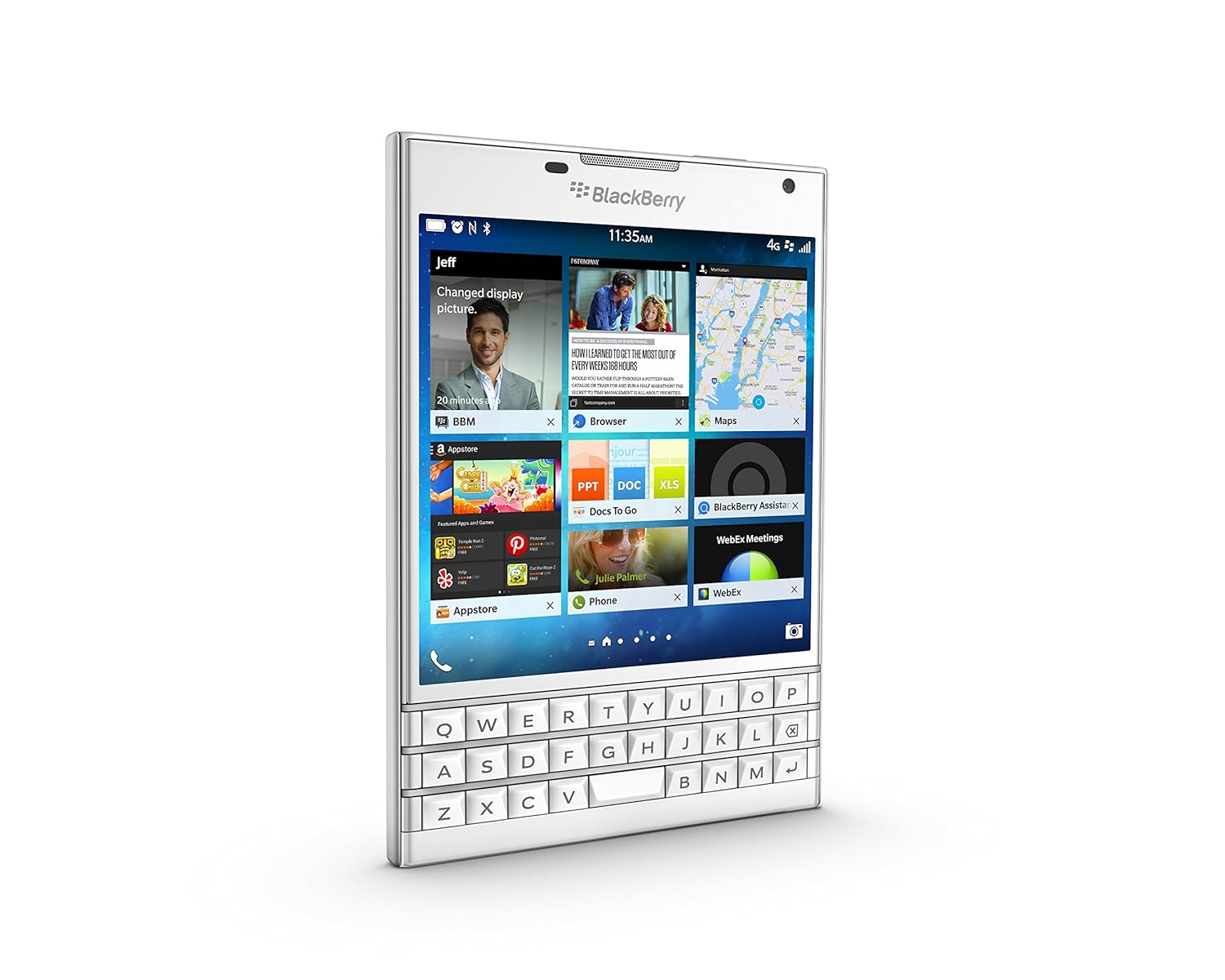 BlackBerry Passport White Amazonin Electronics